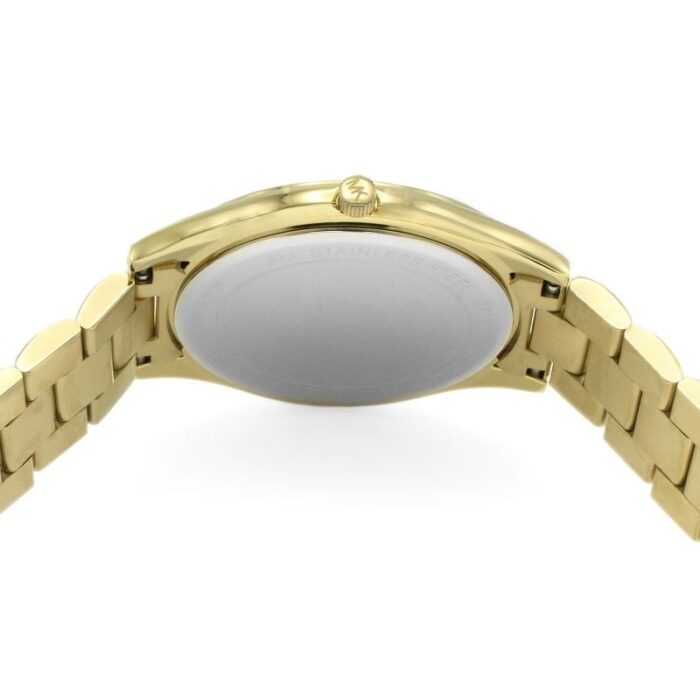 Michael Kors Ladies Slim Runway Gold Watch - MK3179 - Image 2